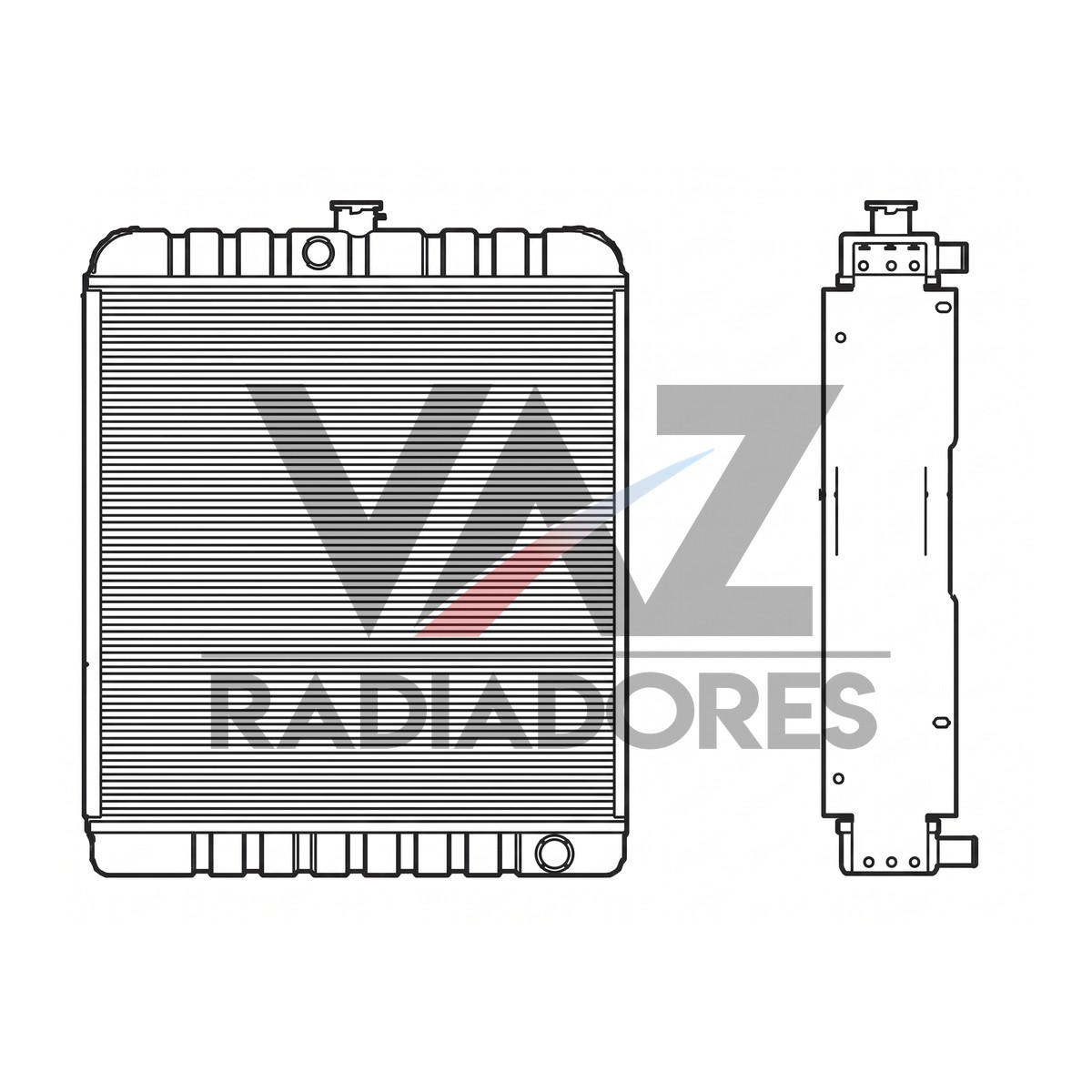 RADIADOR VALTRA 68 / 88 240920 / 240930 / 82613300 / 8261340