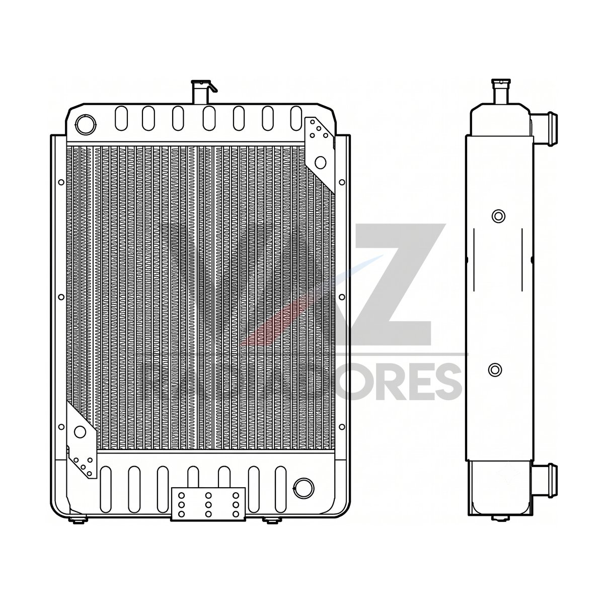 RADIADOR CASE W20B E69881 / E96526