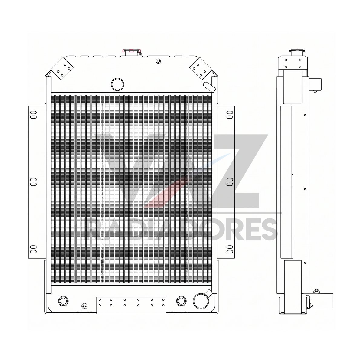 RADIADOR CASE W20E 147356A1