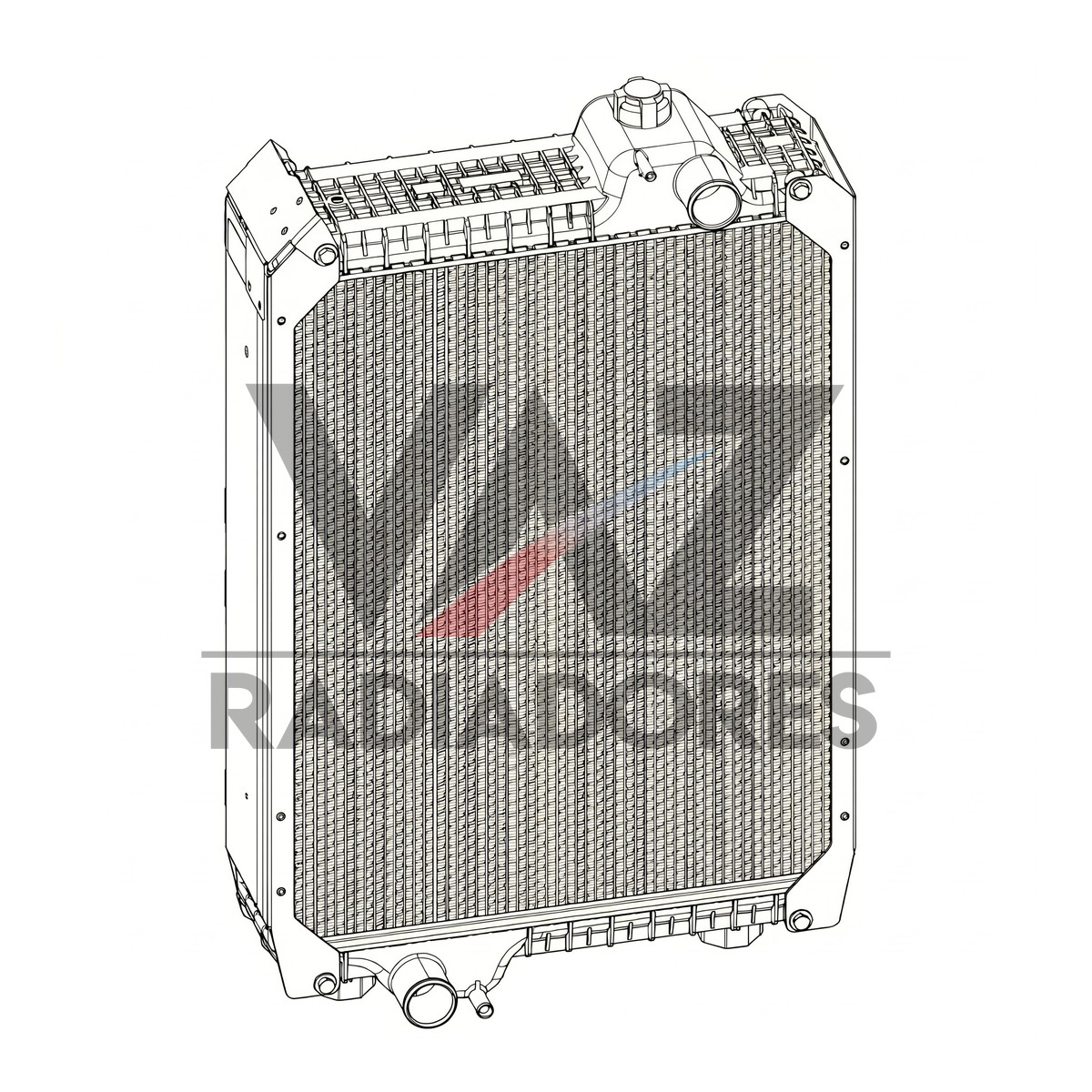 RADIADOR NH TM150 / 165 / 180 47877391 / 87385213 / 87754143