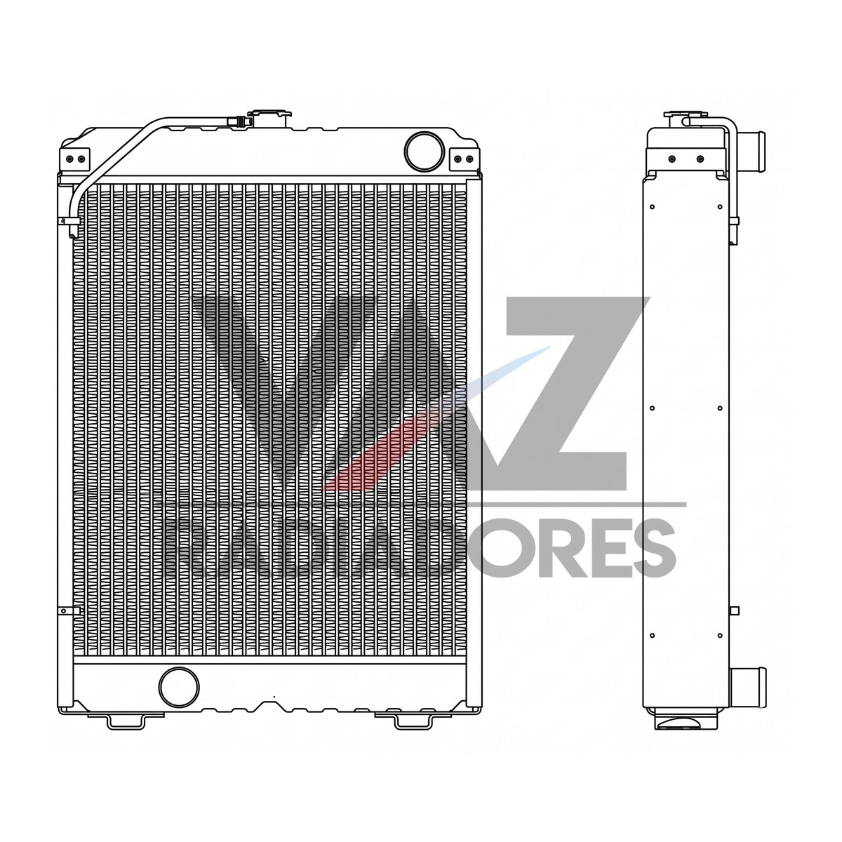 RADIADOR VALTRA 1280 / 1580 / 1780 80739200