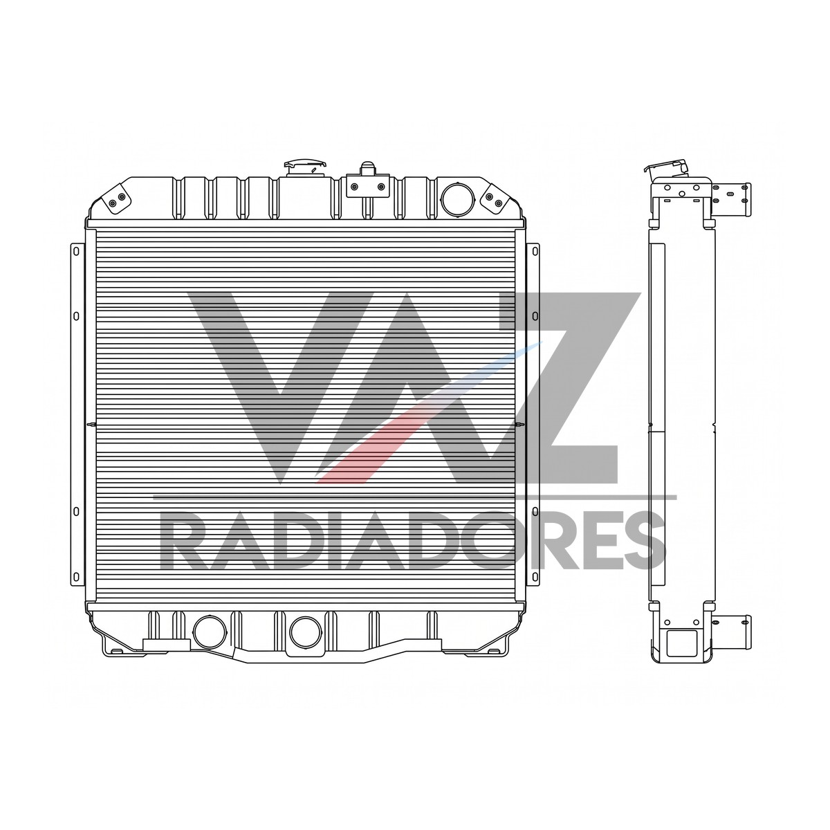 RADIADOR VALTRA 980 TURBO / BM110 / 120 / 125  82639000 / 87