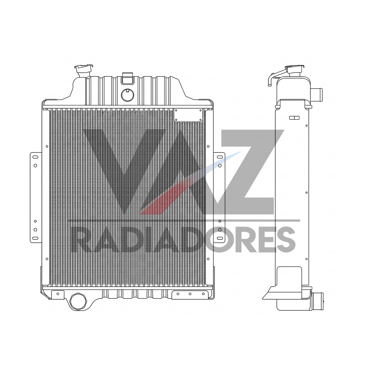 RADIADOR JD 6405 DQ26357