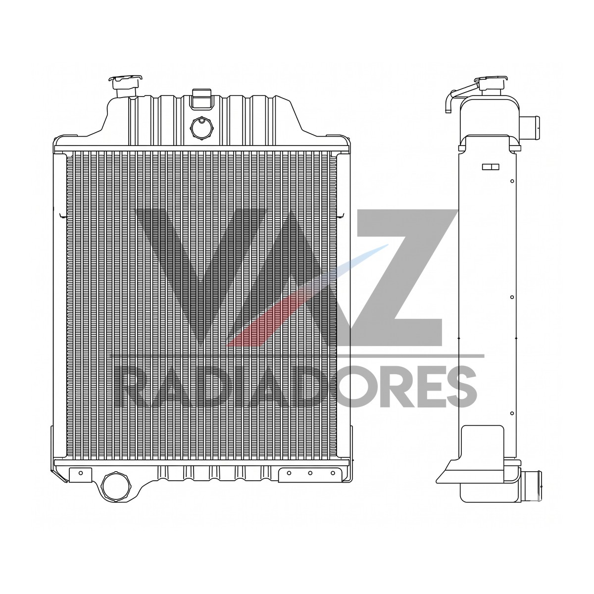 RADIADOR JD 6605 DQ26358 / DQ32876