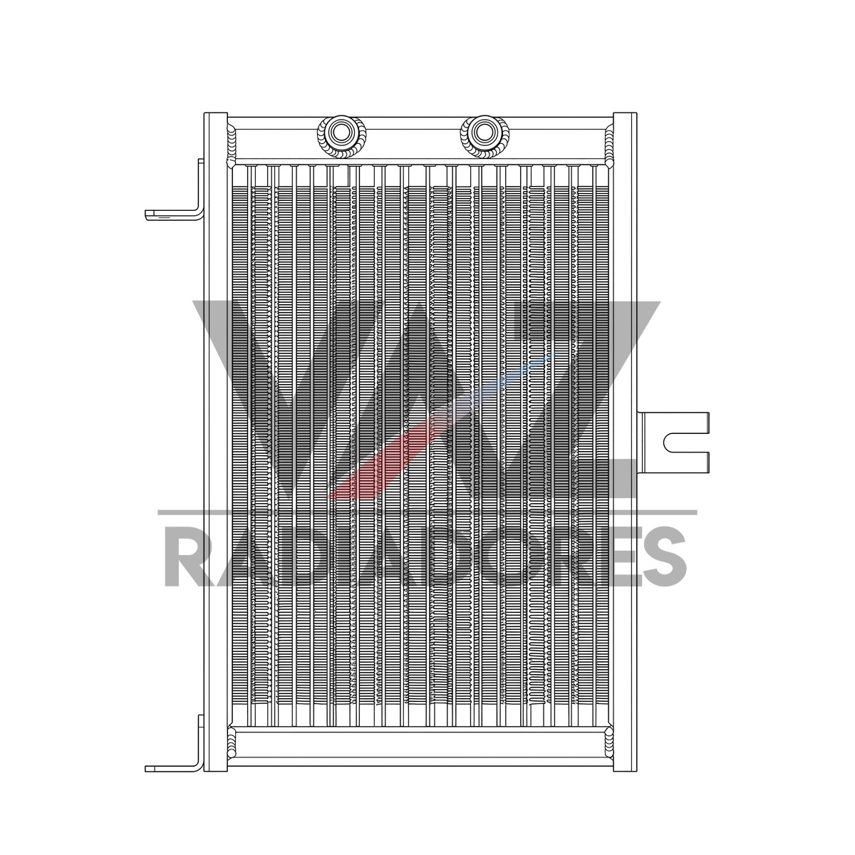 RADIADOR MF RETRO ESCAVADEIRA OLEO 047854T1 / 035279T1