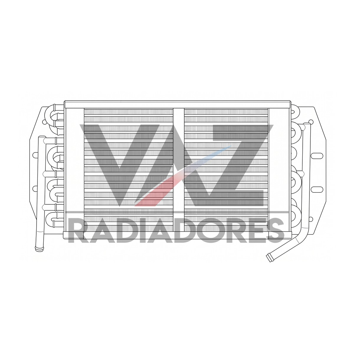 RADIADOR NH OLEO 4610 / 4630 / 5030 / 5610 / 5630 E8NN7A095B
