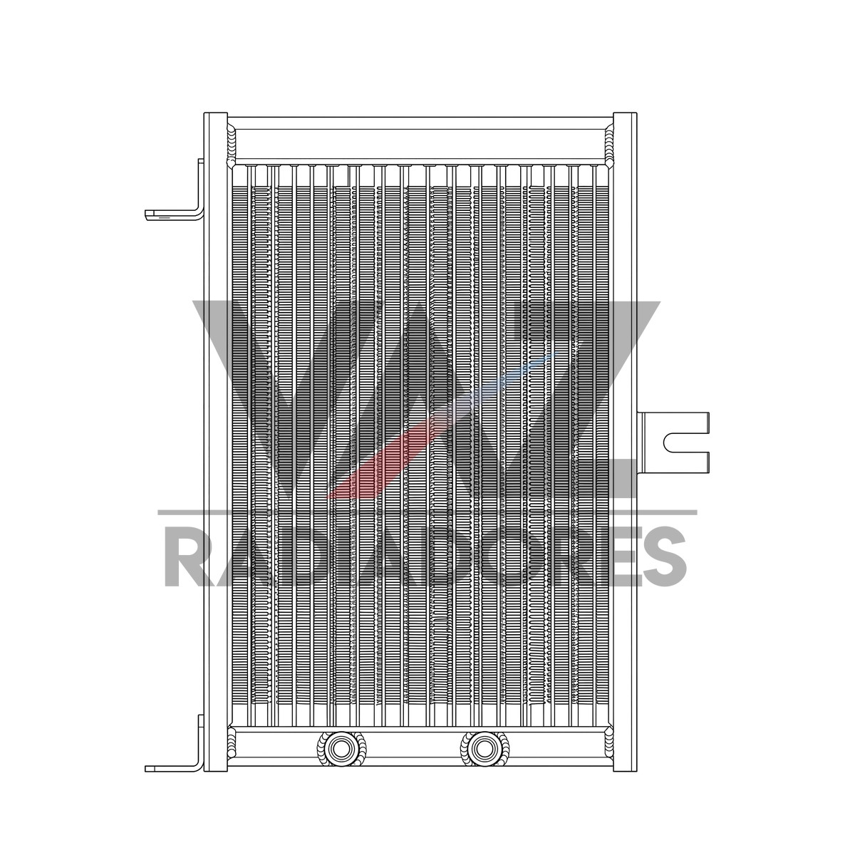 RADIADOR VALTRA OLEO 685C / 685F / 785C / 785F 83287010
